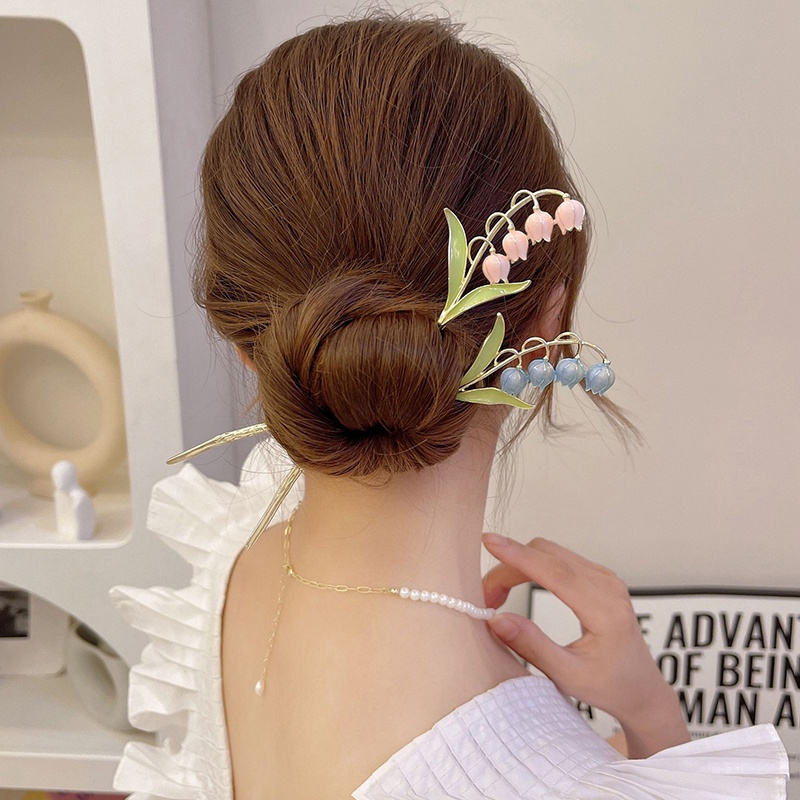Kẹp Tóc Hoa Tulip Thời Trang Cho Nữ