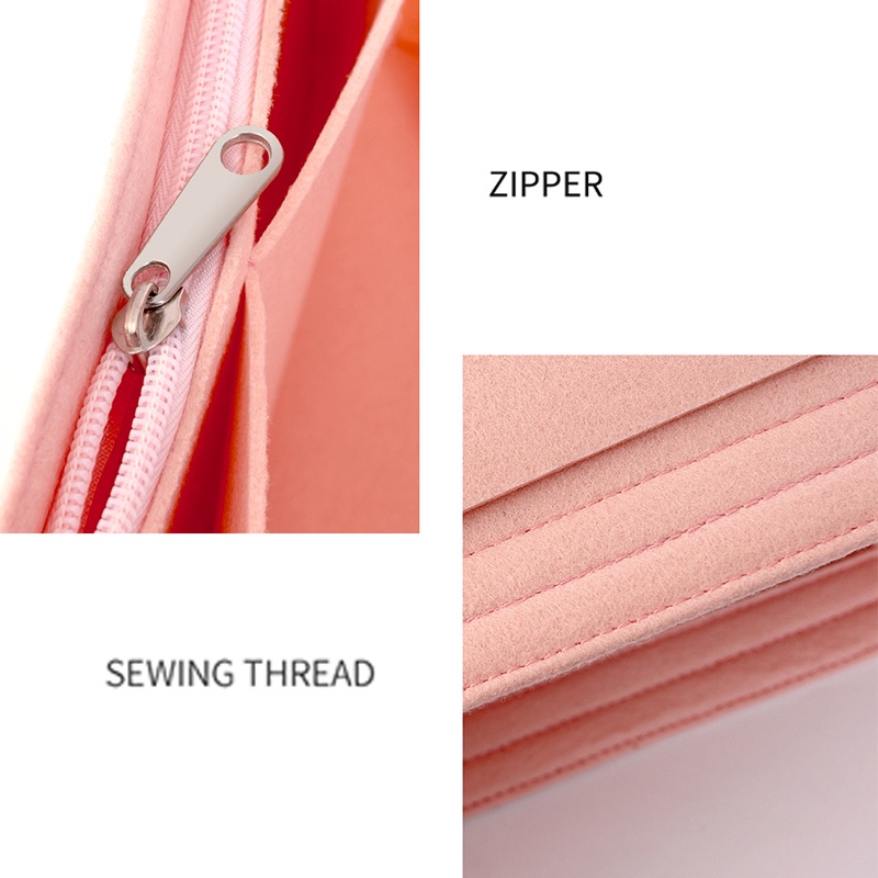 Túi lót EVERTONER nhiều ngăn tiện lợi đựng mỹ phẩm cho túi xách Longchamp