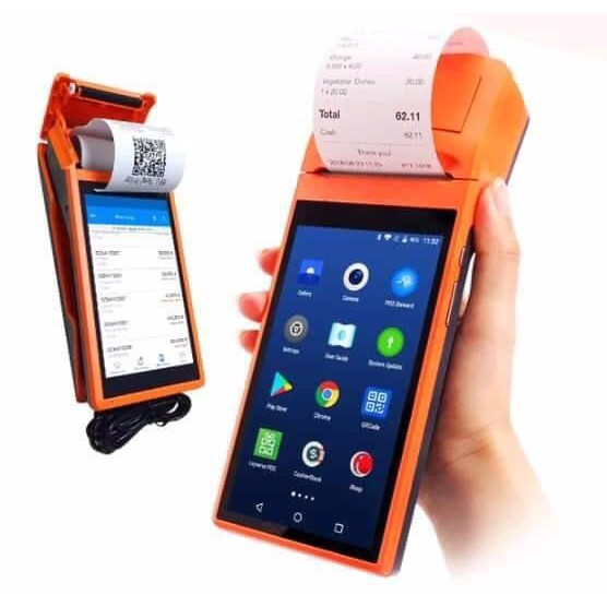 Giấy in nhiệt k58 phi 38sử dụng các máy cầm tay ,quẹt thẻ mini