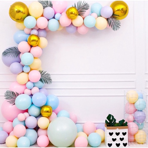 10 bóng pastel 10 inch, bong bóng bay màu Macaron-kích thước 27-30 cm, trang trí sinh nhật, tiệc, đám cưới, bé chơi