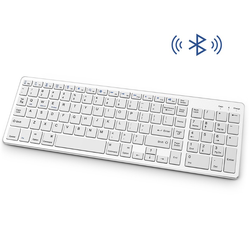 Bàn Phím Không Dây Bluetooth 102 Phím Cho Laptop / Máy Tính Bảng / Điện Thoại