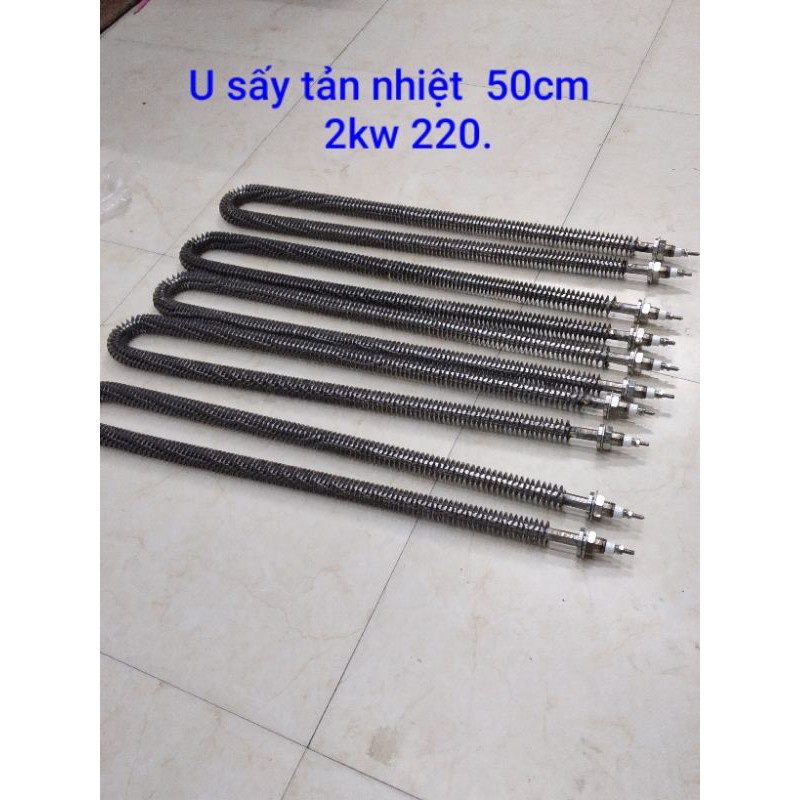 U sấy tản nhiệt 50cm 2.5kw 220v dùng để sấy khô, sấy quần áo