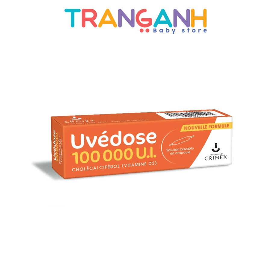 Vitamin D3 100000UI Uvedose Pháp cho bé