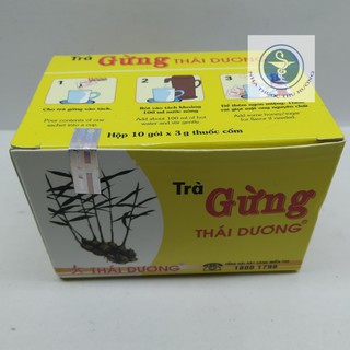 Trà gừng thái dương - hộp 10 gói