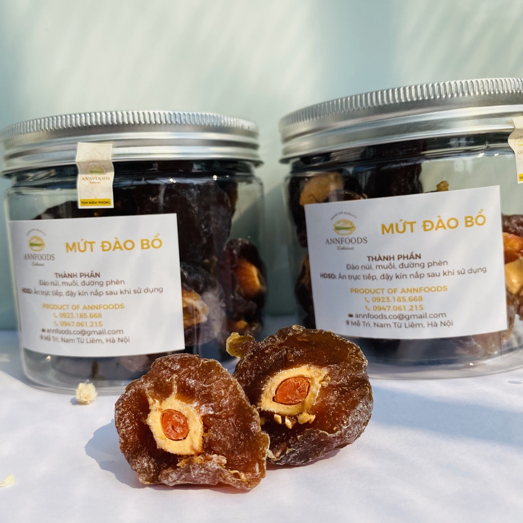Mứt Đào Bổ Mứt Đào Bổ Sấy Dẻo Chuẩn Vị Chua Chua Ngọt Ngọt Phù Hợp Giảm Cân  - Annfoods