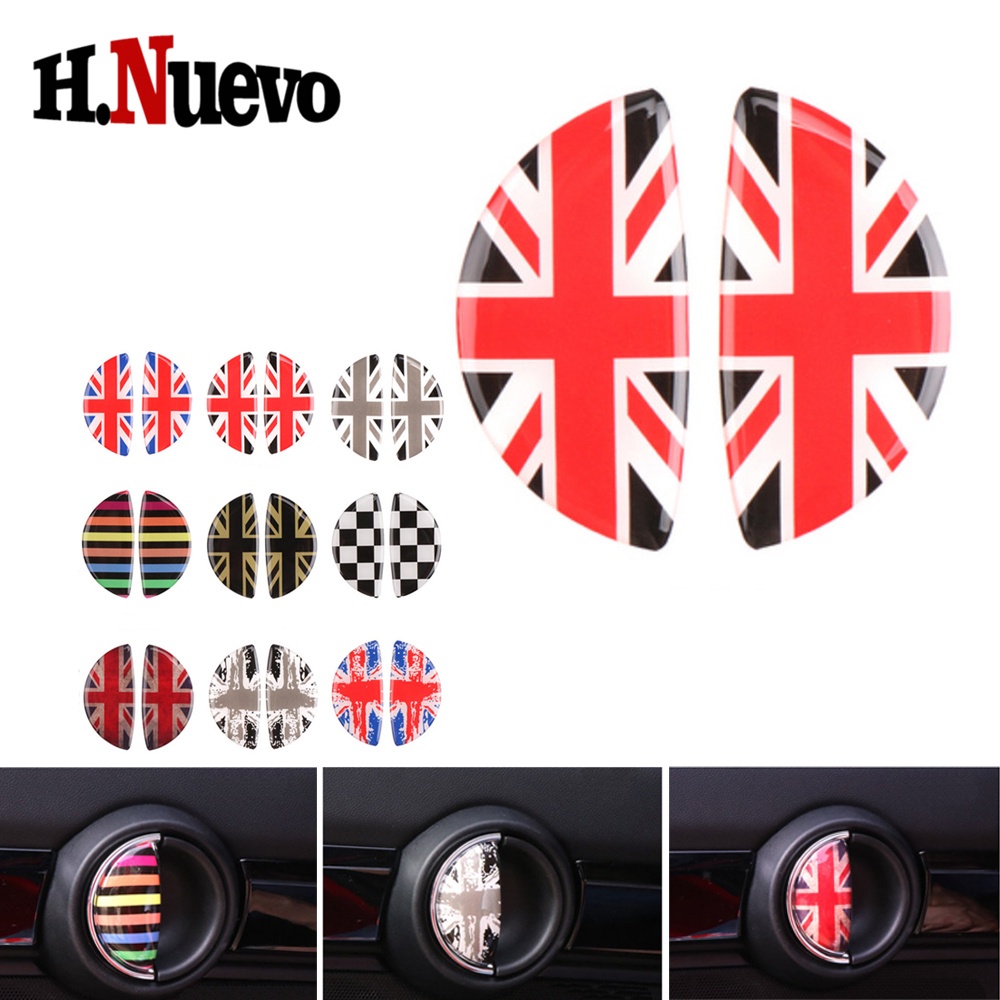 Set 2 Miếng Dán Trang Trí Tay Nắm Cửa Sau Cho Mini Cooper F54 F55 F56 F60