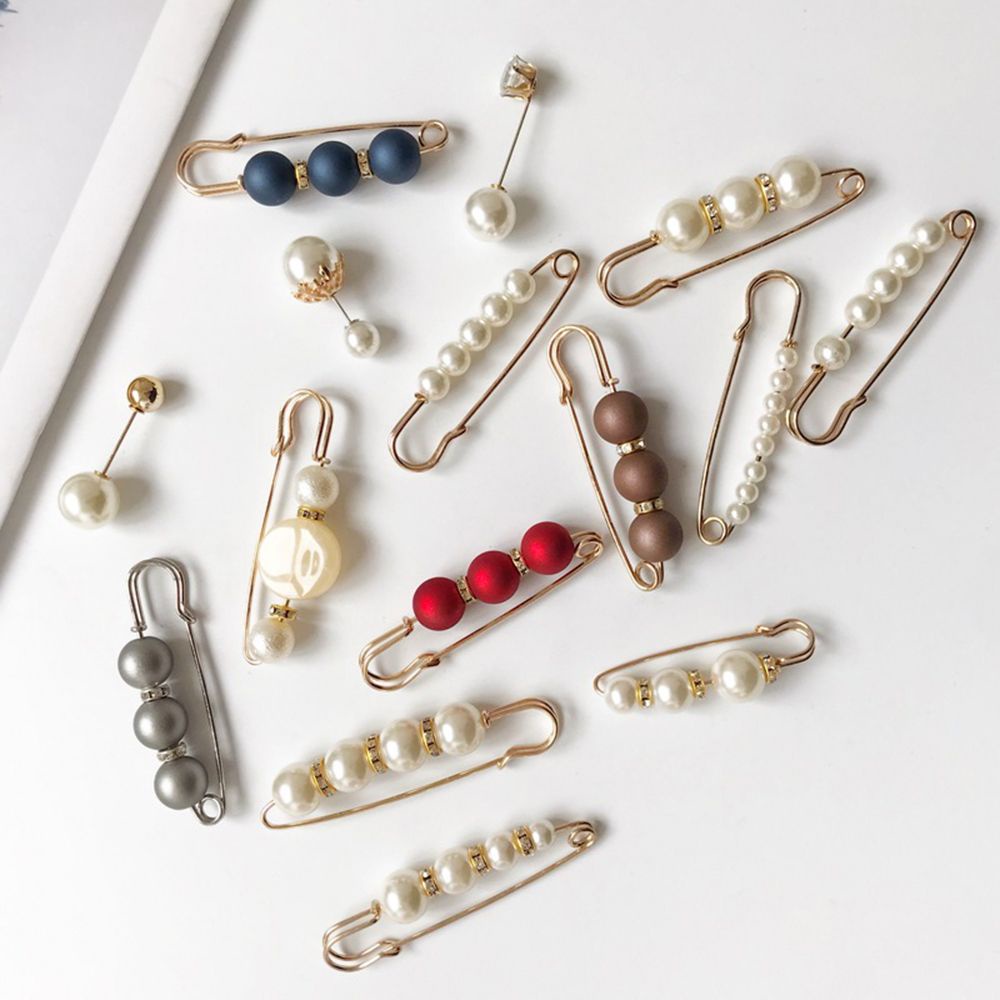 Ghim Cài Áo Đính Ngọc Trai Sang Trọng Thời Trang