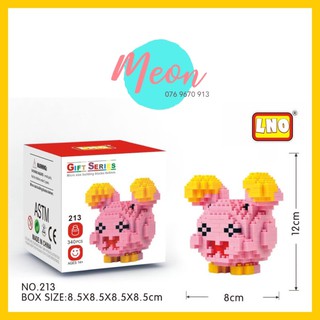 Xếp hình miniblock pokemon size M (từ 250’miếng đến 390 miếng)