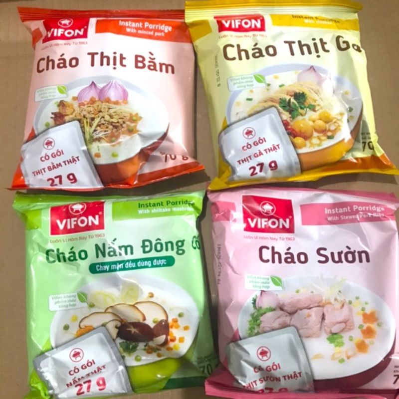 Cháo vifon các loại 70g