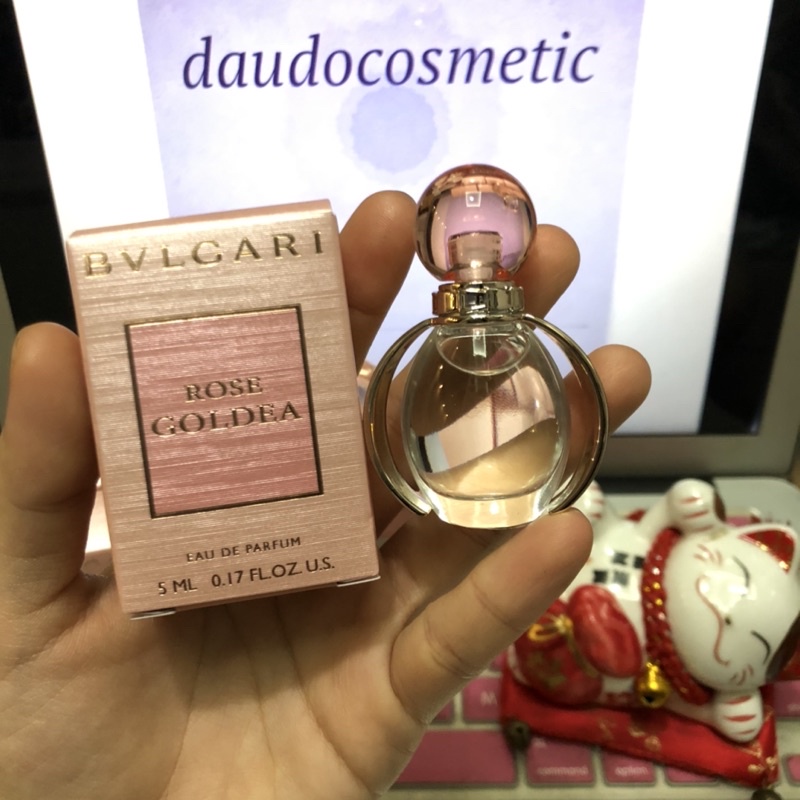 [ mini ] Nước hoa Bvlgari Rose Goldea EDP 1.5ml - Rose Goldea Blossom Delight 5ml