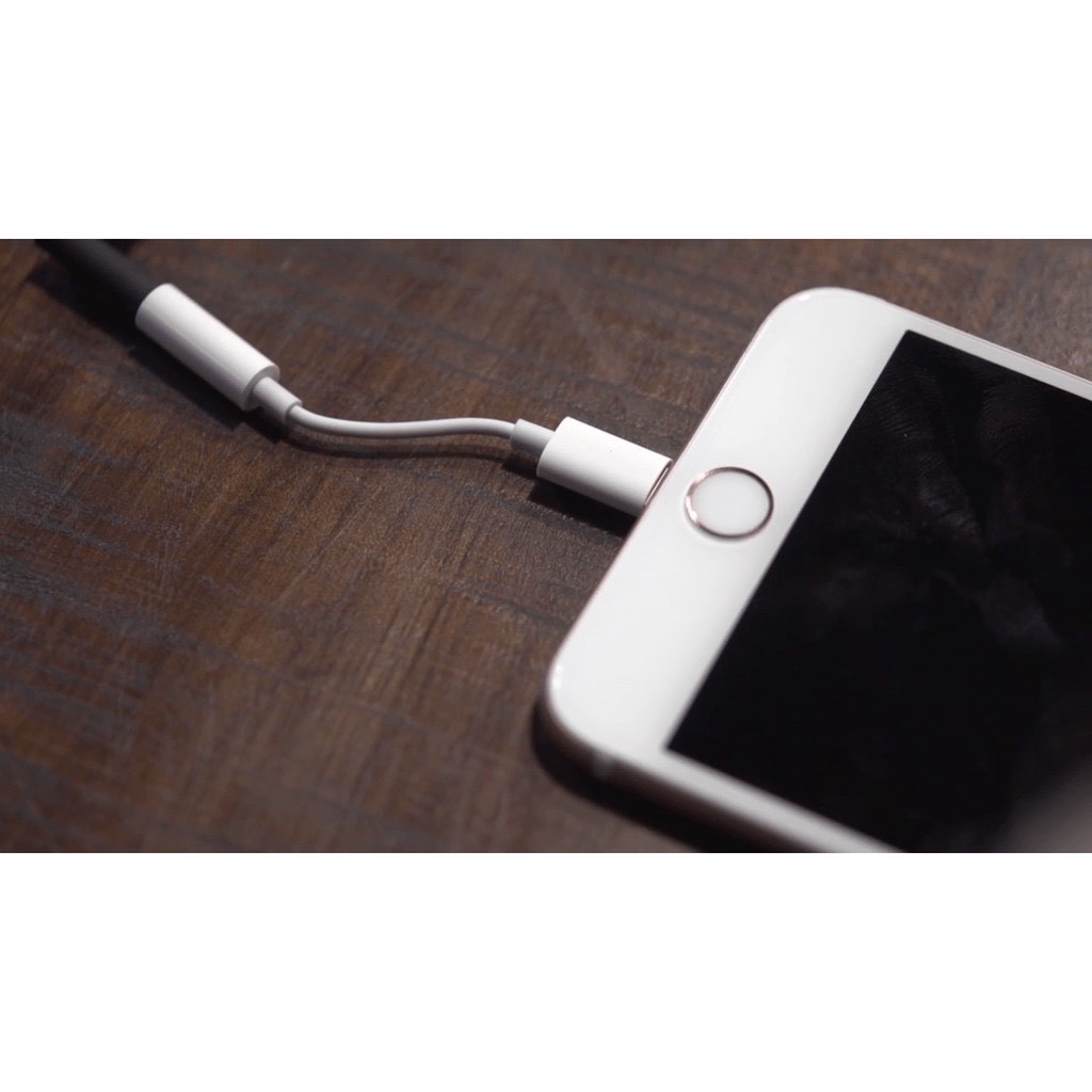 Jack chuyển tai nghe iphone từ Lightning sang Jack 3.5 có hỗ trợ Mic - Bảo hành 1 đổi 1