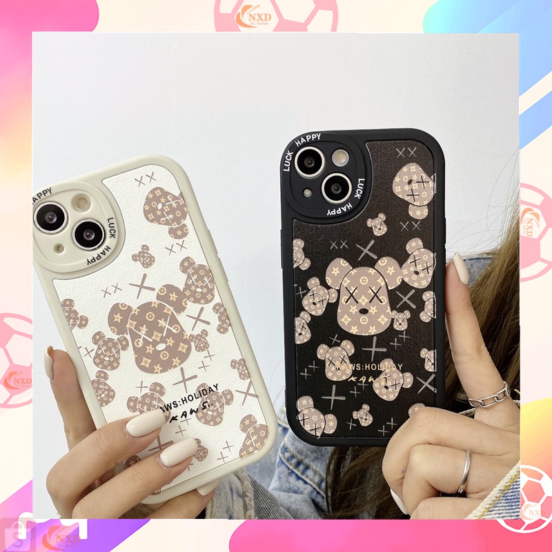 Ốp Điện Thoại Tpu Mềm Hình Gấu Hoạt Hình Cho Iphone 7 8 Plus 11 Pro Max 12 Mini 13 XR XS