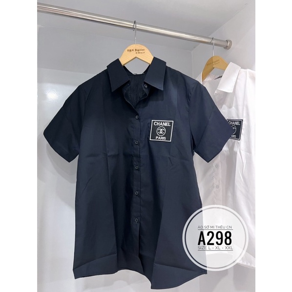 Bigsize Áo sơ mi thêu A298