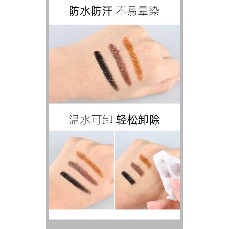Bút Kẻ Mắt Dạng Gel Đầu Mềm Mỏng Chống Thấm Nước Không Nhòe Lâu Trôi
