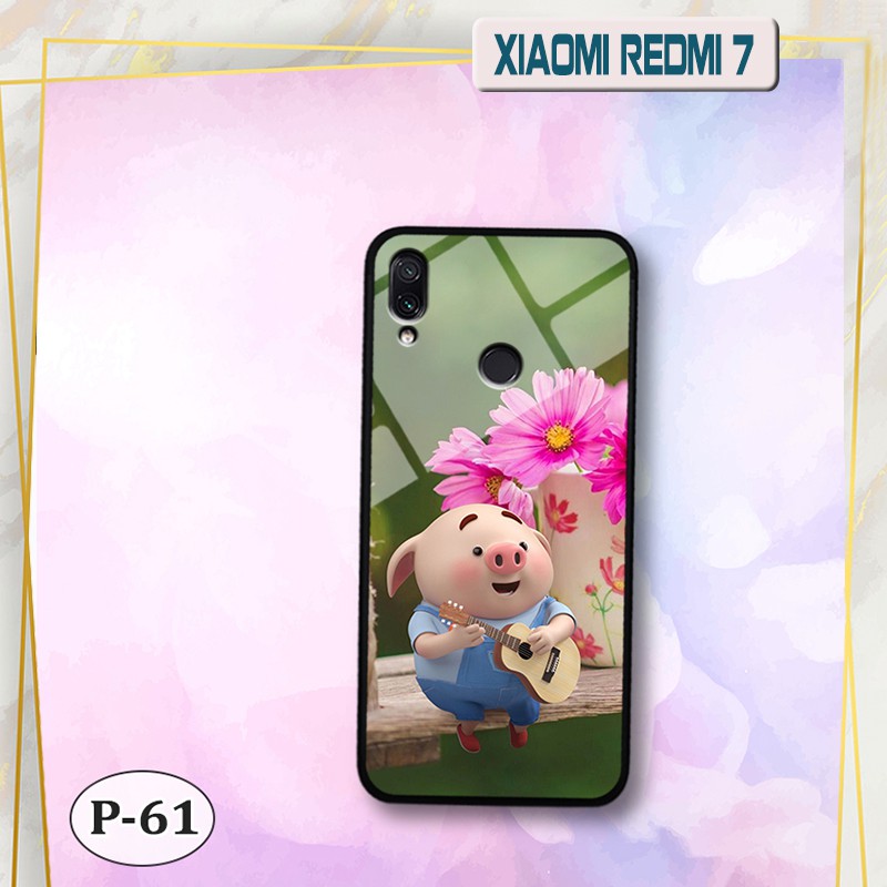 [Mã ELORDER5 giảm 10K đơn 20K] Ốp lưng kính Xiaomi Redmi 7- hình 3D