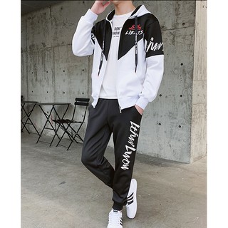 Set Bộ thể thao nam hàn quốc sweater nam đẹp rẻ - BQ07