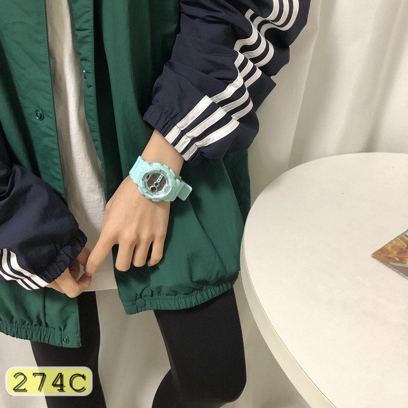 ĐỒNG HỒ NỮ DÂY CAO SU SHHORS 274C FORM TRÒN THỂ THAO CỰC ĐẸP