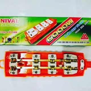 Ổ Cắm 2,3,4 Lỗ Chịu Tải Công Suất Cao 3000W/6000W NIVAL