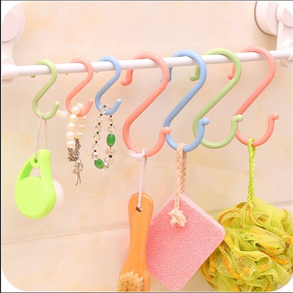 Móc Chữ S NHỰA Cao Cấp Treo Quần Áo - Treo Đồ Đạc, Treo Hàng Đa Năng Linh Hoạt 2194