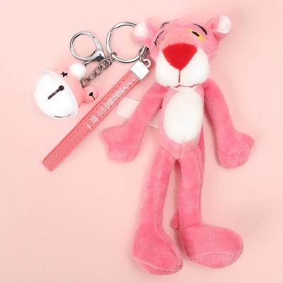 (Free Ship 50k) Móc Khóa Gấu Bông Báo Hồng Pink Panther Cute Treo Balo túi xách phong cách Hàn Quốc