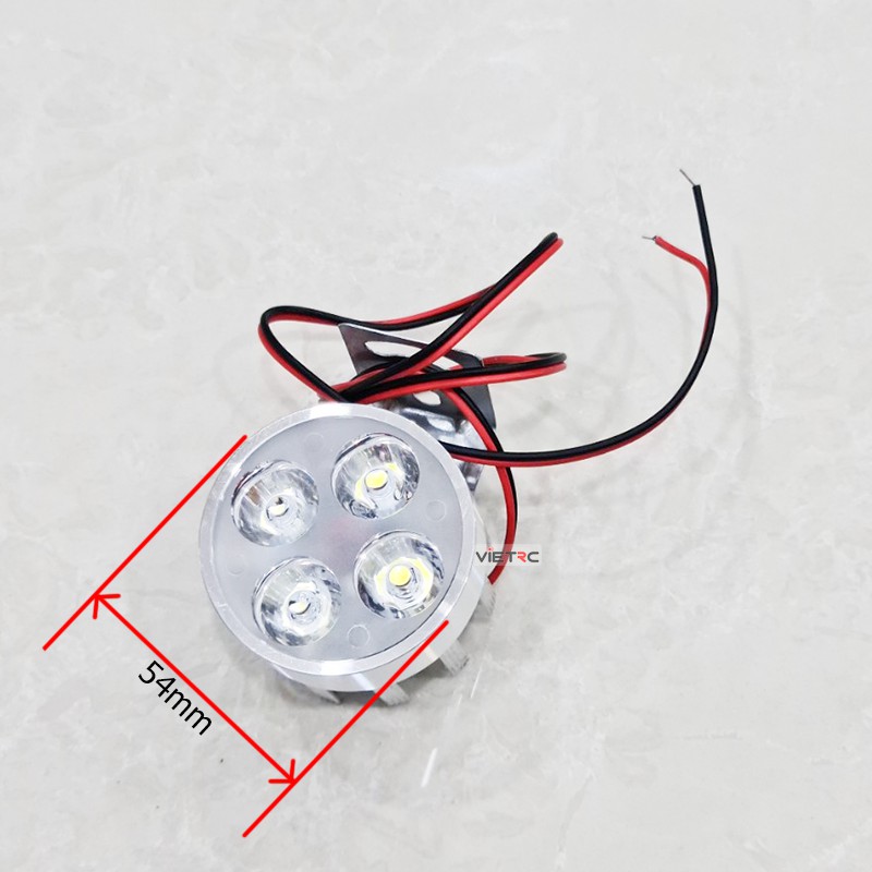 LED 12-24V 12W cho tàu, xe điều khiển từ xa