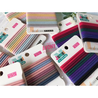 Set thun cột tóc thun trơn gam màu đẹp