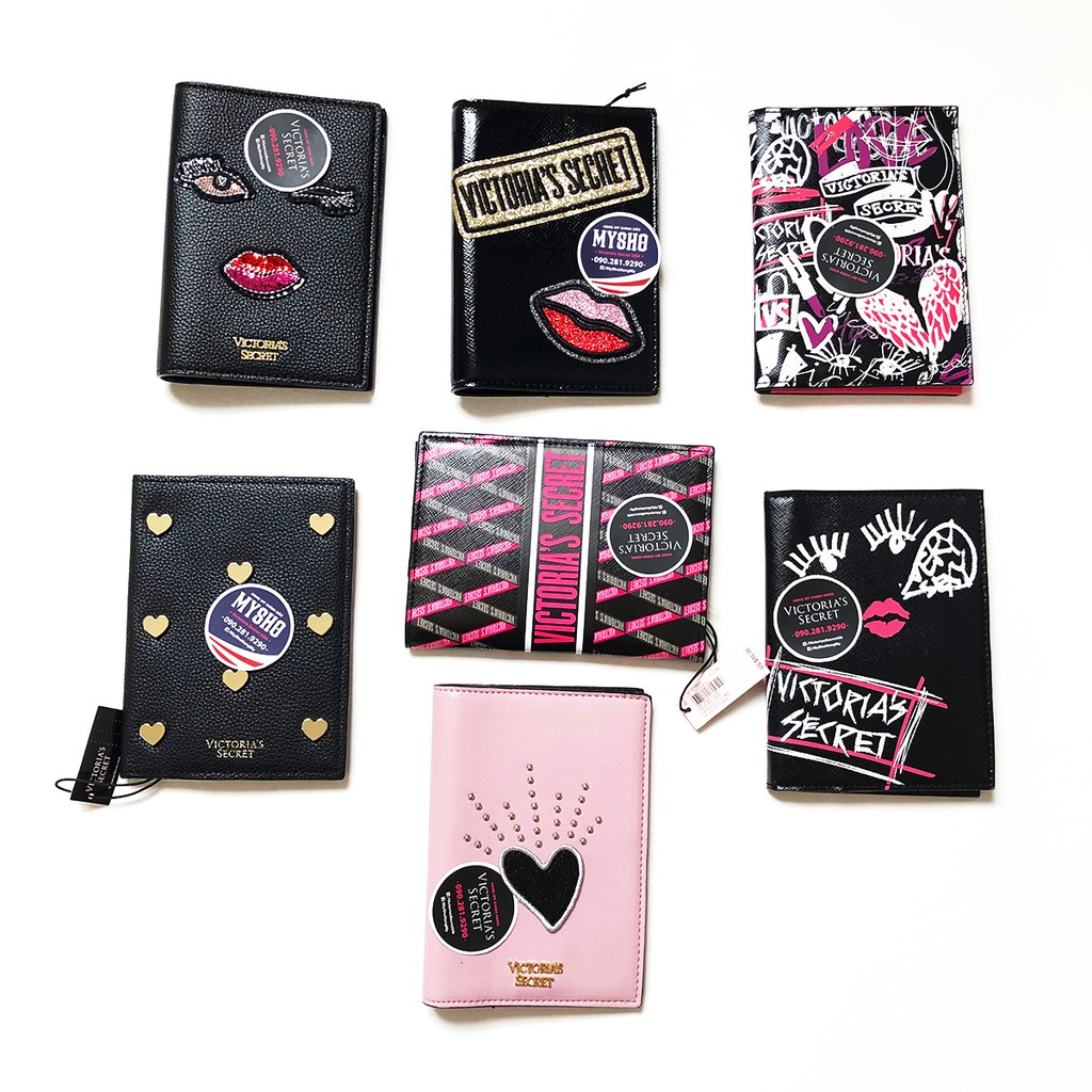 Passport Cover Victoria's Secret USA chính hãng - Bao đựng passport