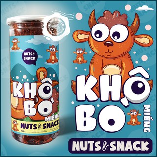 Khô Bò Miếng Mềm Hồng Ngự Hủ 300G - GÀ BEO FOOD