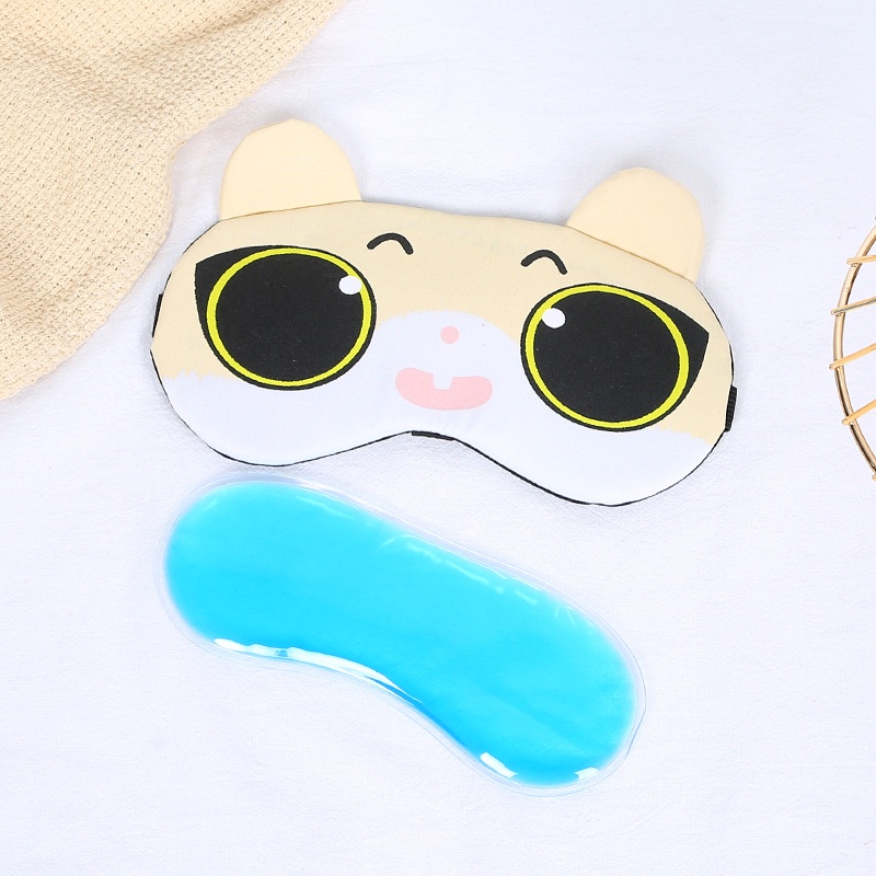 Bịt che mắt ngủ có gel làm mát túi nước cute anime dễ thương Hàn Quốc iLita đồ dành cho bé và người lớn cao cấp massage