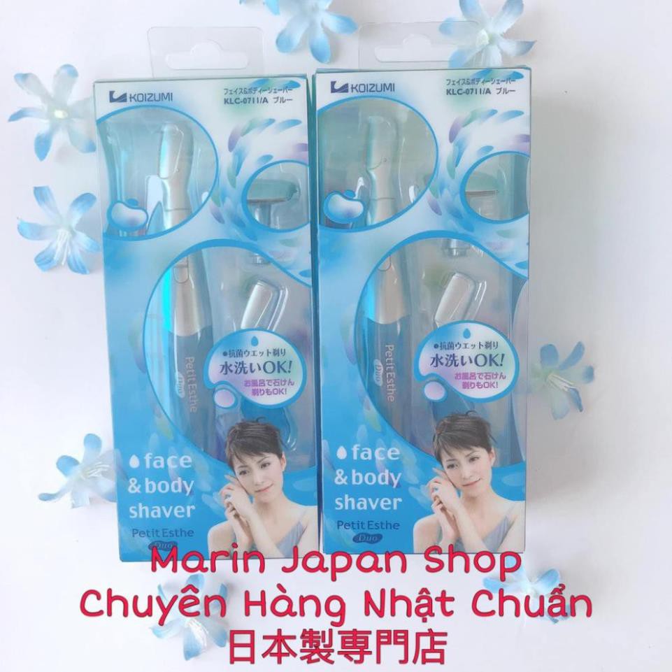 Máy Wax cạo lông toàn thân body và mặt , bikini 3 lưỡi trong 1 siêu tiện lợi Koizumi Petit Esthe chuẩn hàng  Nhật Bản