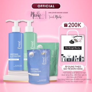Sữa rửa mặt Emmie by Happy Skin giảm mụn cấp ẩm phục hồi 180ml