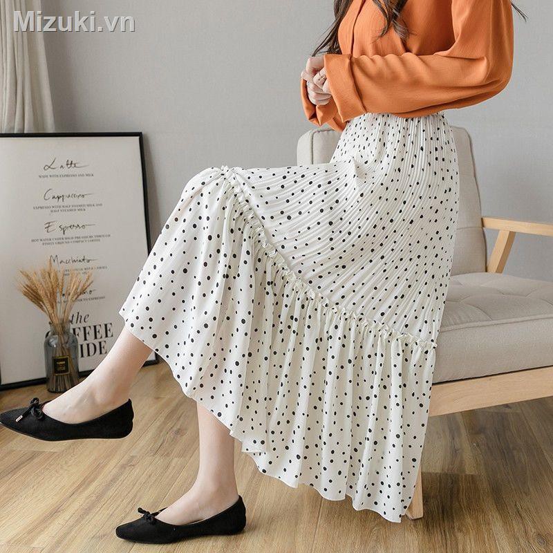 Chân Váy Dài Họa Tiết Chấm Bi Thời Trang Nữ | BigBuy360 - bigbuy360.vn