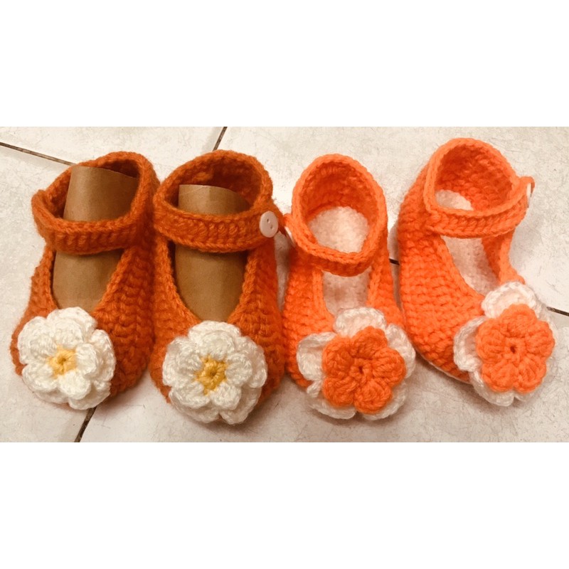 Giày len Handmade cho bé 6-12 M (ib chọn mẫu)