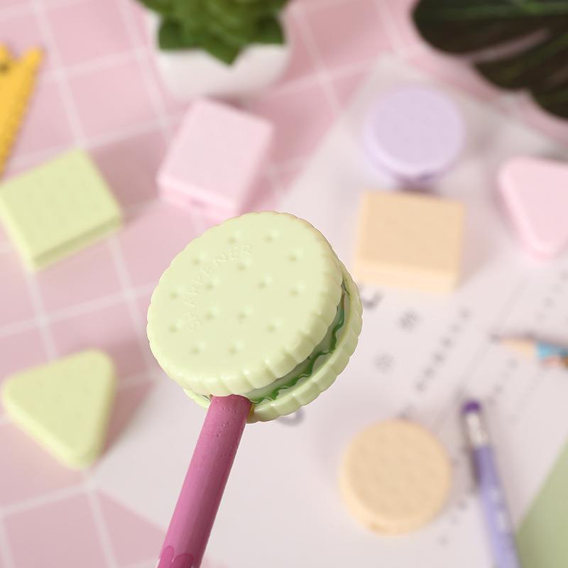 1 Dụng Cụ Gọt Bút Chì Hình Bánh Macaron Dễ Thương