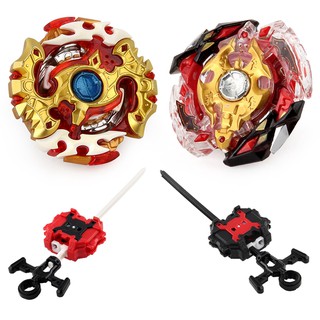 Set 2 con quay đồ chơi Beyblade burst b86 b100 4D bằng kim loại