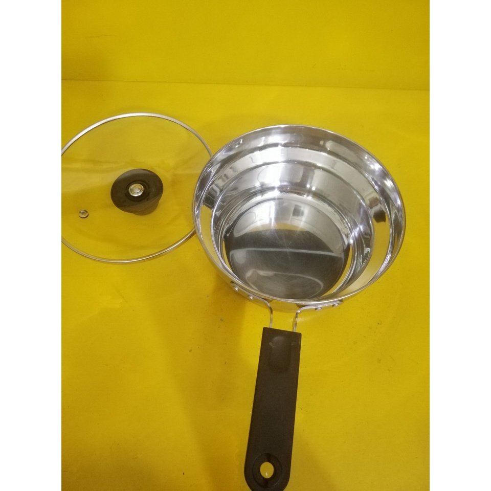 Quánh inox nội địa Nhật, size 20cm, cao 9cm (307), dùng được bếp từ