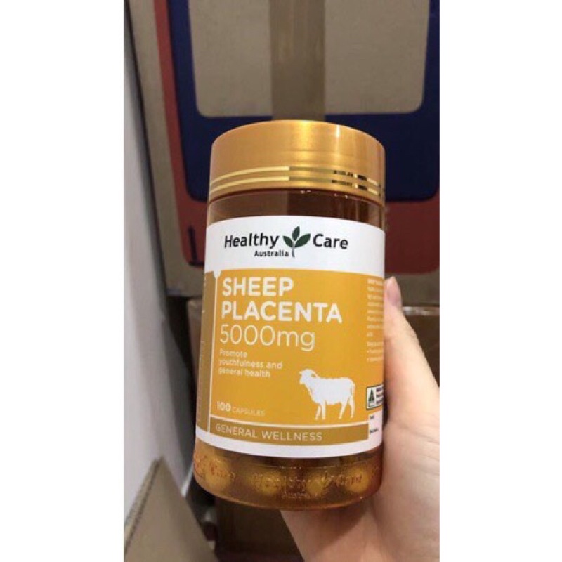Nhau Thai Cừu Healthy Care 5000mg 100 Viên Của Úc