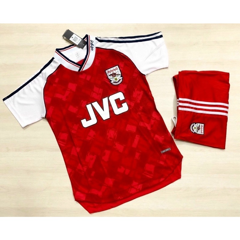 Bộ bóng đá clb arsenal jvc hàng thái lan cao cấp