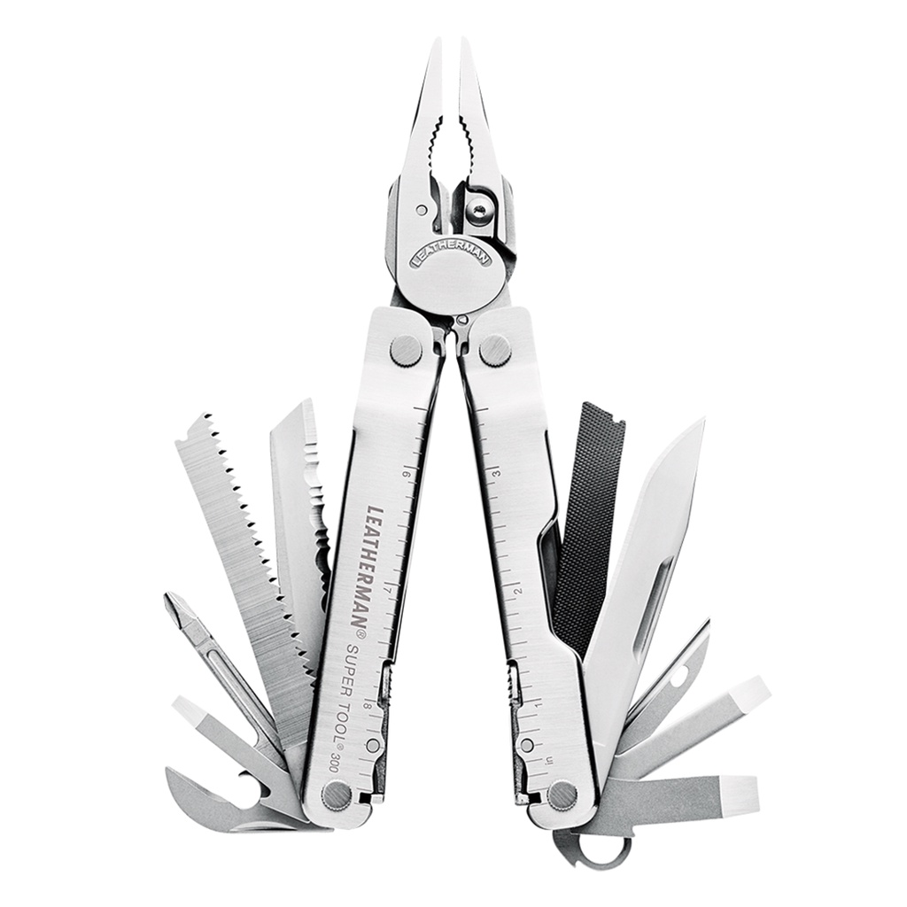 Kềm xếp đa năng LEATHERMAN SUPER TOOL 300 STAINLESS STEEL | Dụng cụ đa năng dã ngoại