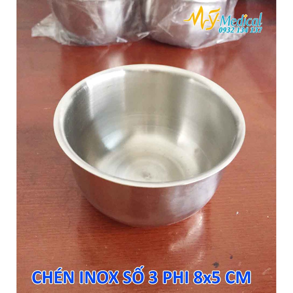 Chén inox Vinh Tấn phi 8cm x 5cm