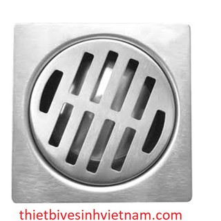 phễu thoát sàn inox304:15x15cm phi 90, chống hôi,chống xước, không gỉ sét DORICO, bảo hành vĩnh viễn