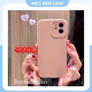 (SIÊU RẺ) Ốp lưng iphone trơn procam hồng baby dày dặn 7plus/8/8plus/x/xr/xs/11/12/13/pro/max/plus/promax
