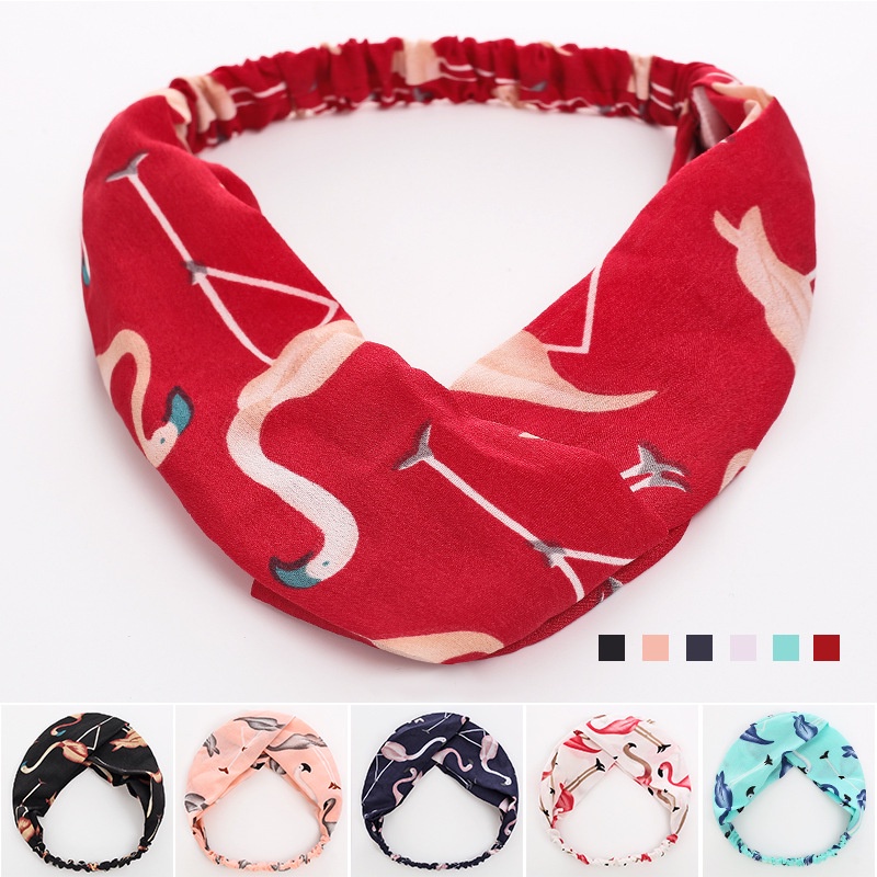 Mới Băng Đô Cài Tóc In Họa Tiết Hồng Hạc / Kẻ Sọc / Chấm Bi / Kẻ Sọc / Kẻ Sọc / Kẻ Sọc Cho Nữ