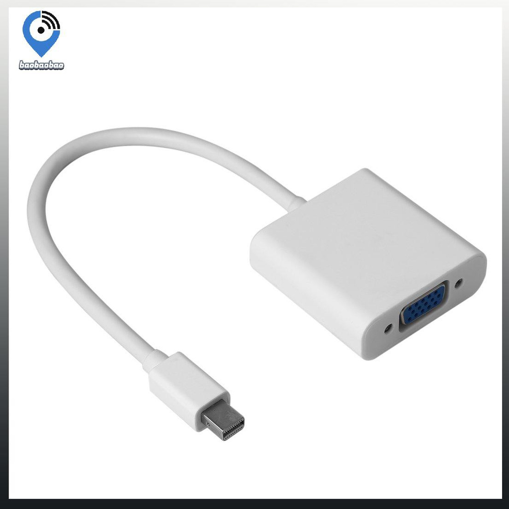 Cáp Chuyển Đổi Hiển Thị Mini 61 Cổng Displayport Sang Vga Cho Apple Macbook Pc M-Vga