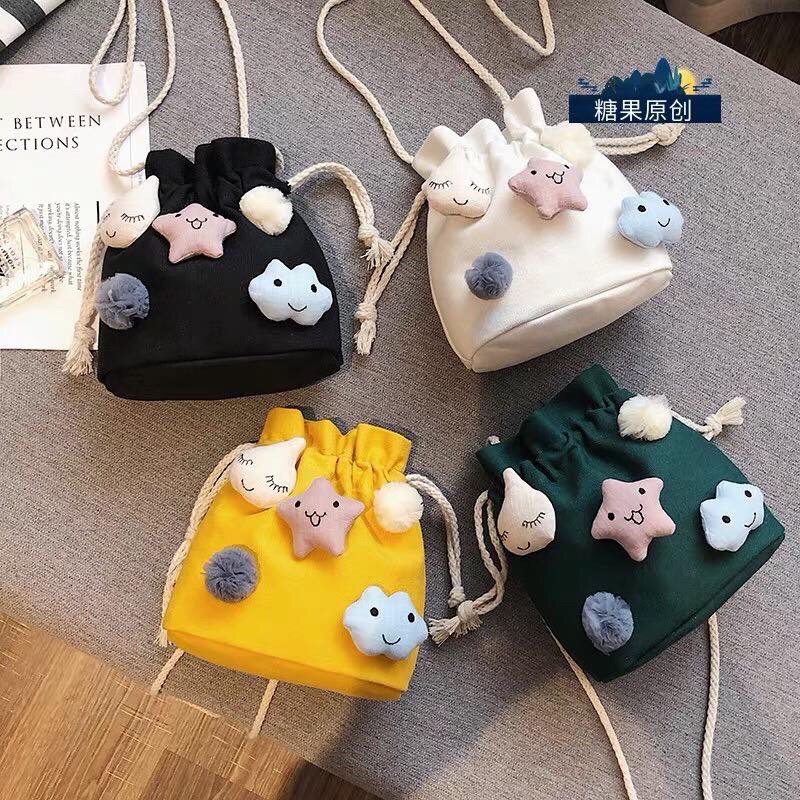 Túi vải rút mini cute