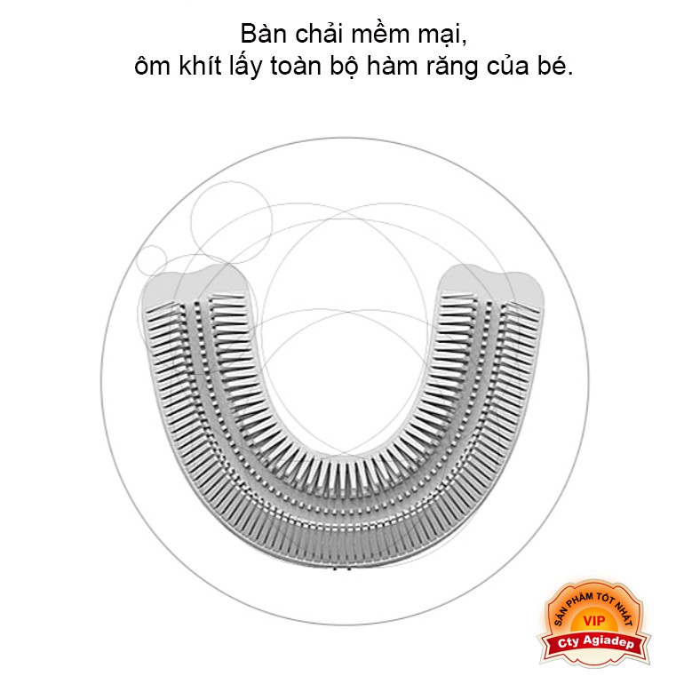 Bàn chải đánh răng thông minh trẻ em bảo vệ răng lợi - Máy đánh răng tự động công nghệ cao COMIND