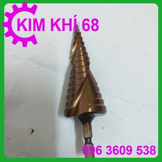 Mũi khoan bước tháp HSS Coban M35 4 - 32mm siêu cứng,khoan inox,sắt..