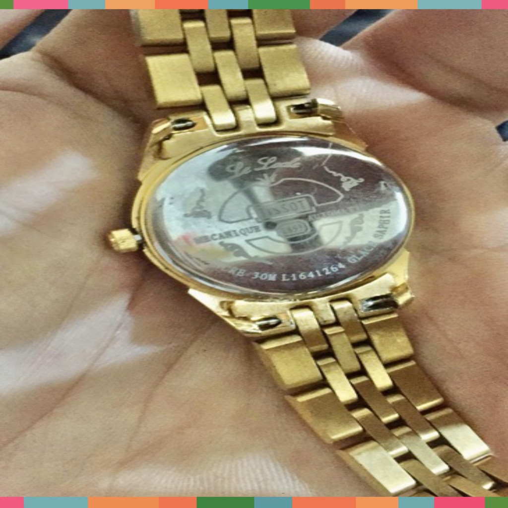 Thanh lý đồng hồ nữ size 26 hiệu Tissot màu vàng