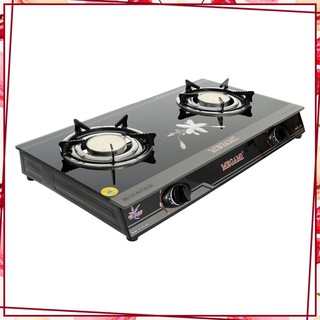 Bếp ga đôi điếu hồng ngoại hãng megami mi-2016 new mặt kính cường lực