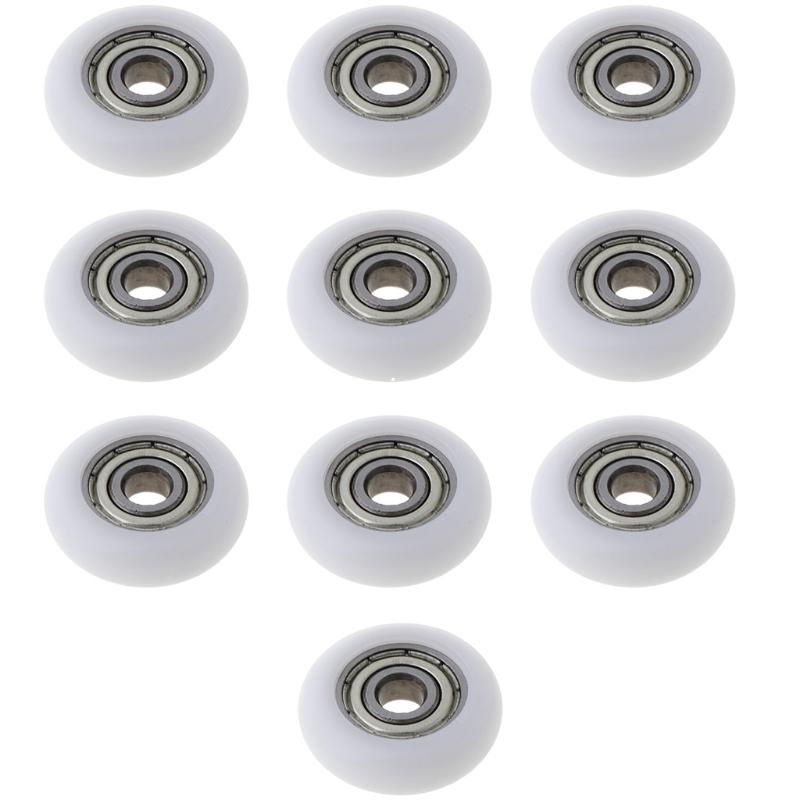Set 10 vòng bi ròng rọc 5x23x7.3mm bằng thép carbon nhựa chuyên dụng